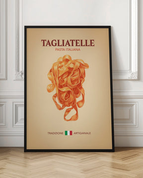 Tagliatelle Pasta Italiana Poster