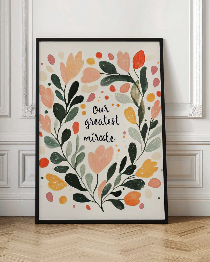 Floral Embrace Poster