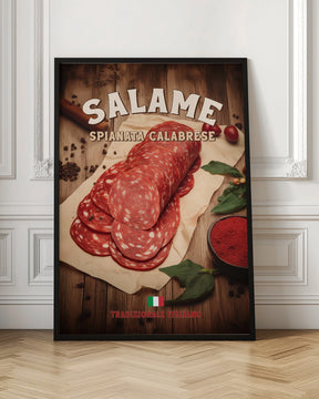 Salame Spianata Calabrese Poster