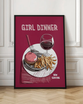 Girl Dinner No 4 Poster