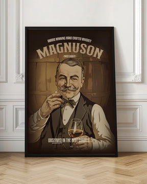 Magnuson Whiskey Poster