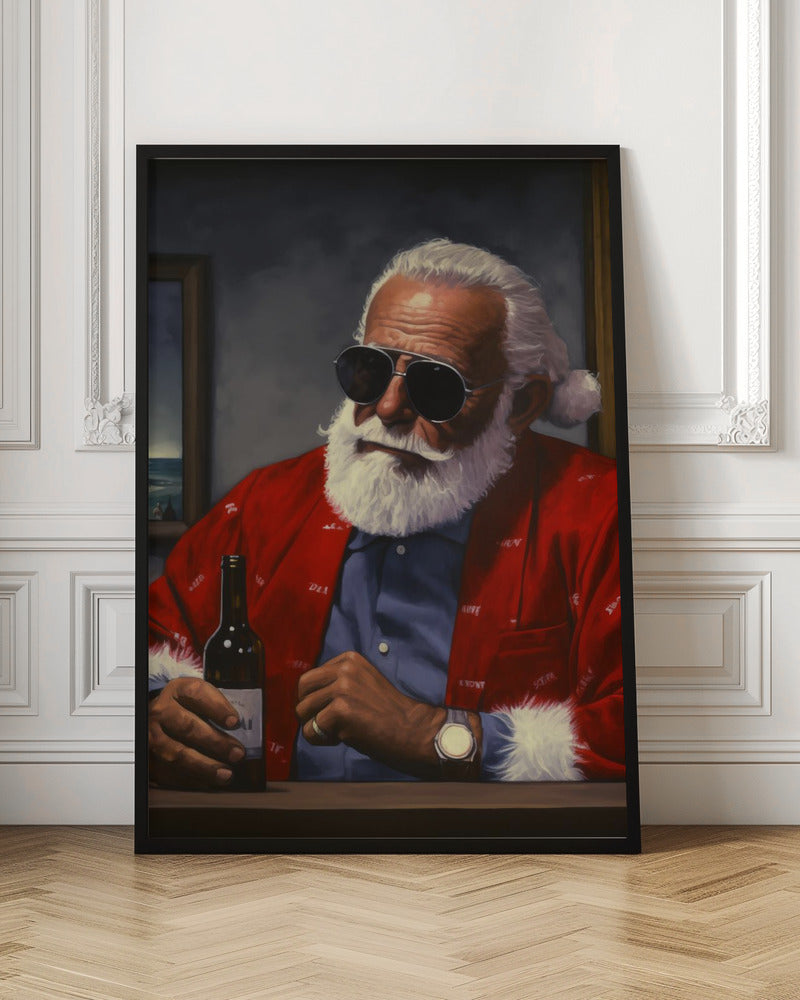 Sun Tan Claus Poster