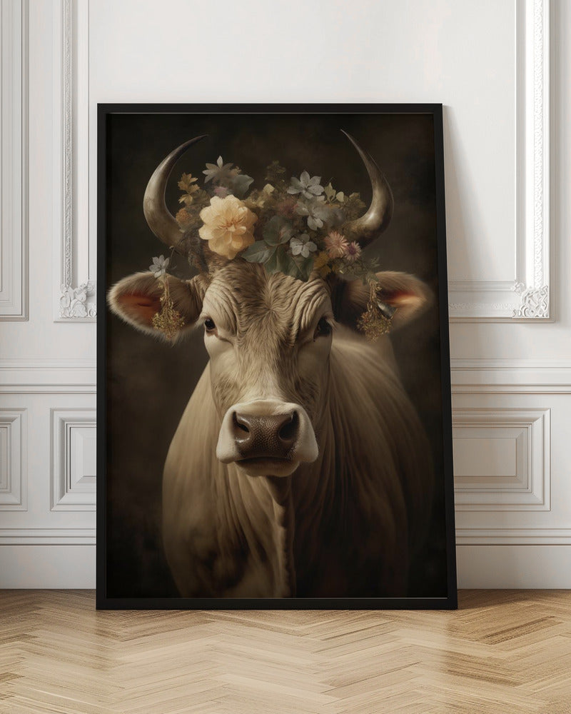 Bull Portrait Poster