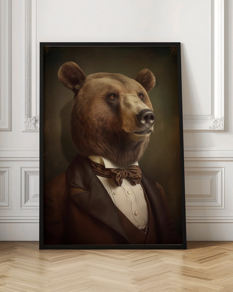 Bear Portrait Poster