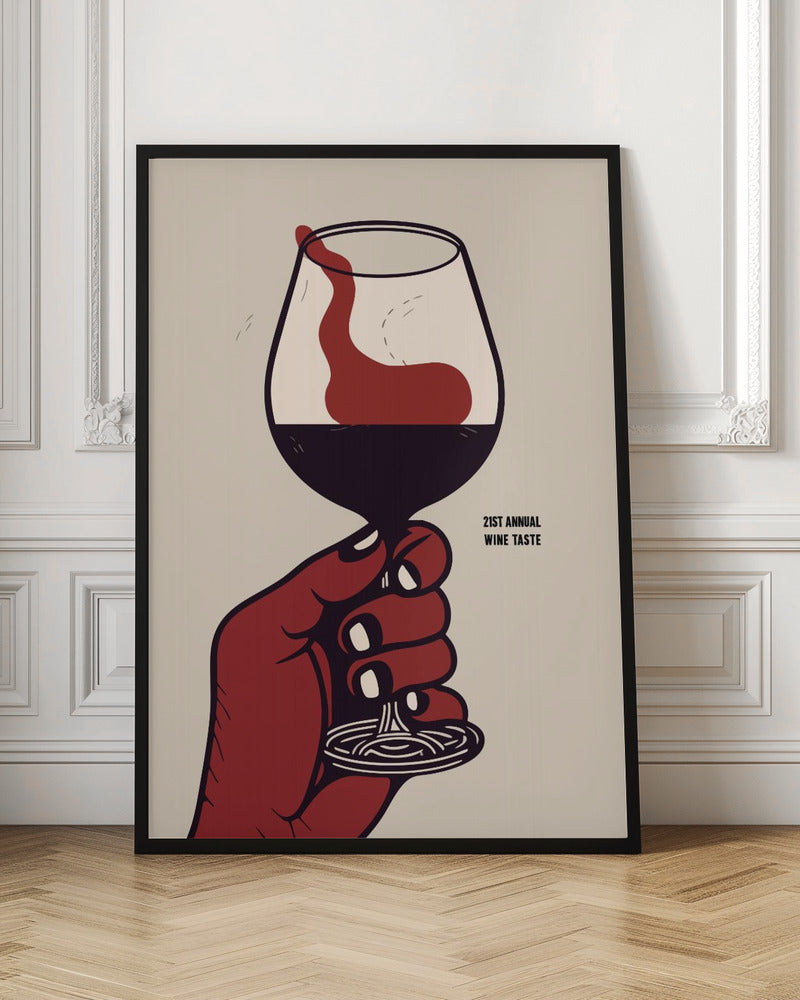 21st Annual Wine Taste Poster