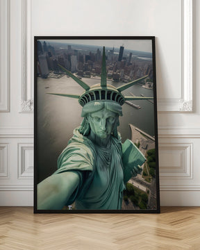 The Statue of Liberty Selfie Poster