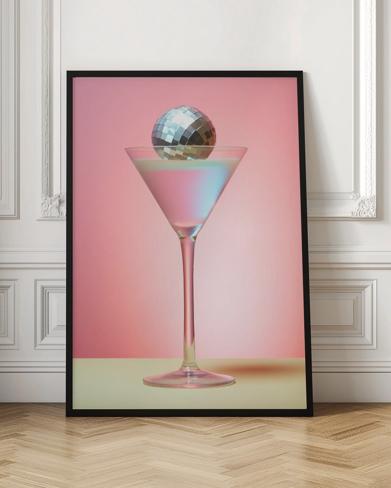 Disco Martini Poster