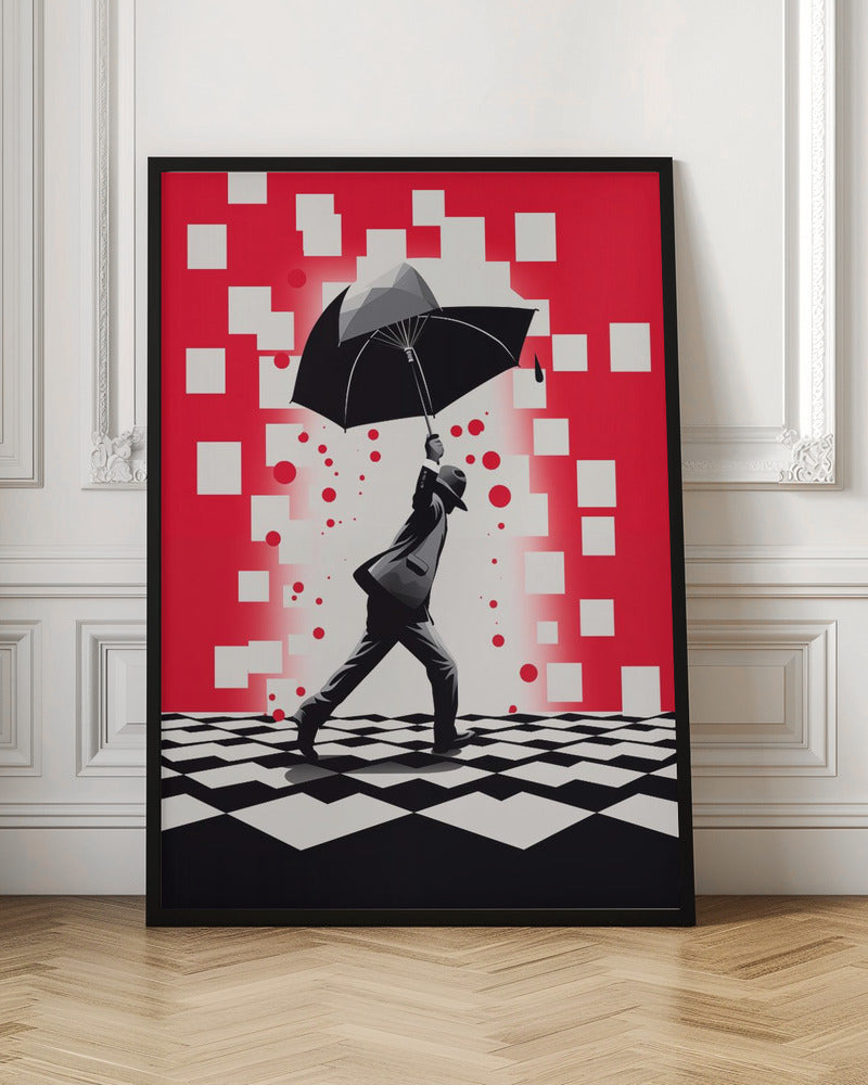 Umbrella Man Poster