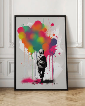 Graffiti Boy Poster