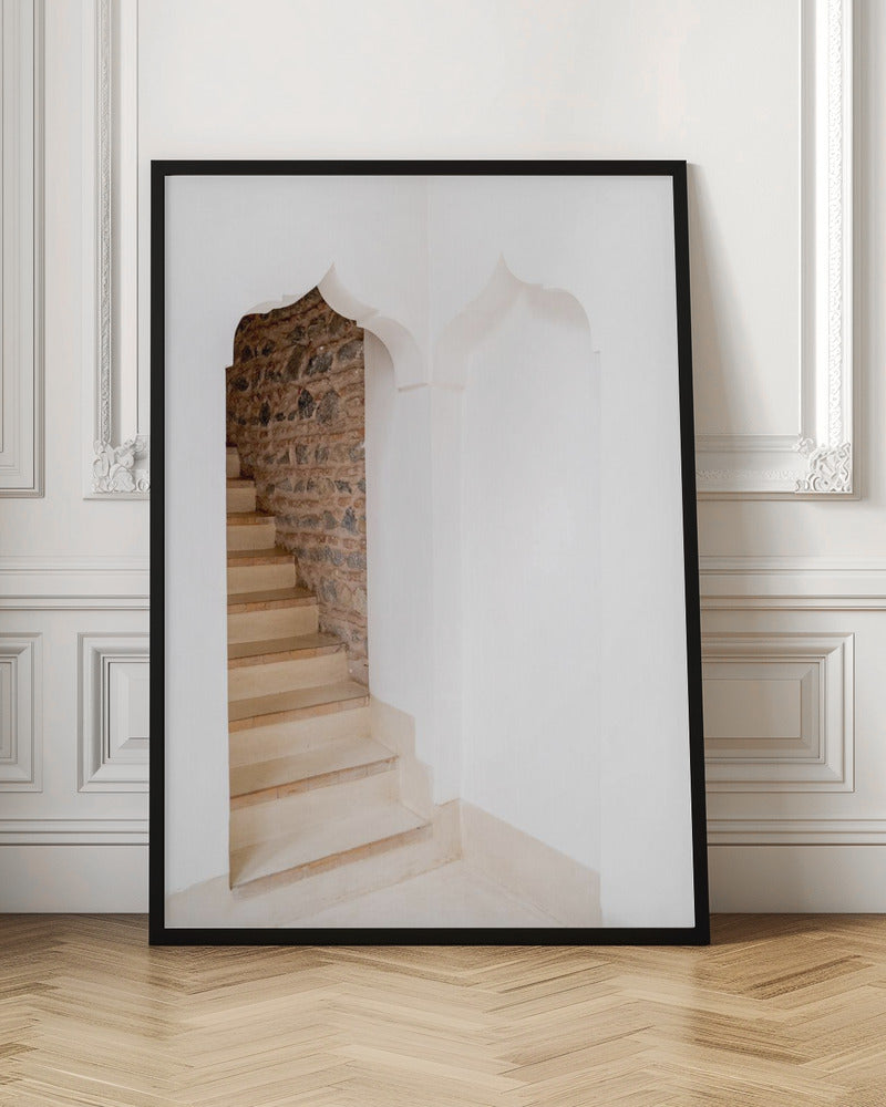 Arch Stairway In Riad In Marrakech   Ibiza Boho Travel Photography 1 Poster