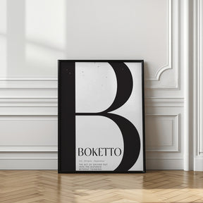 Boketto definition gazing out into the distance Poster