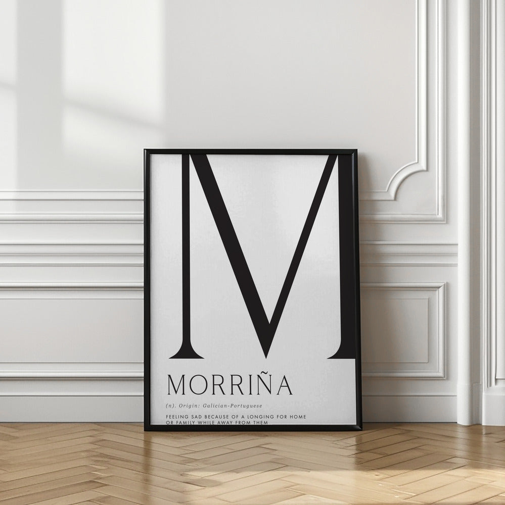 Morriña definition Poster