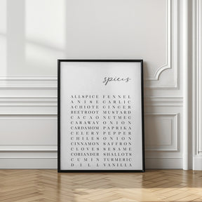 List of spices Poster