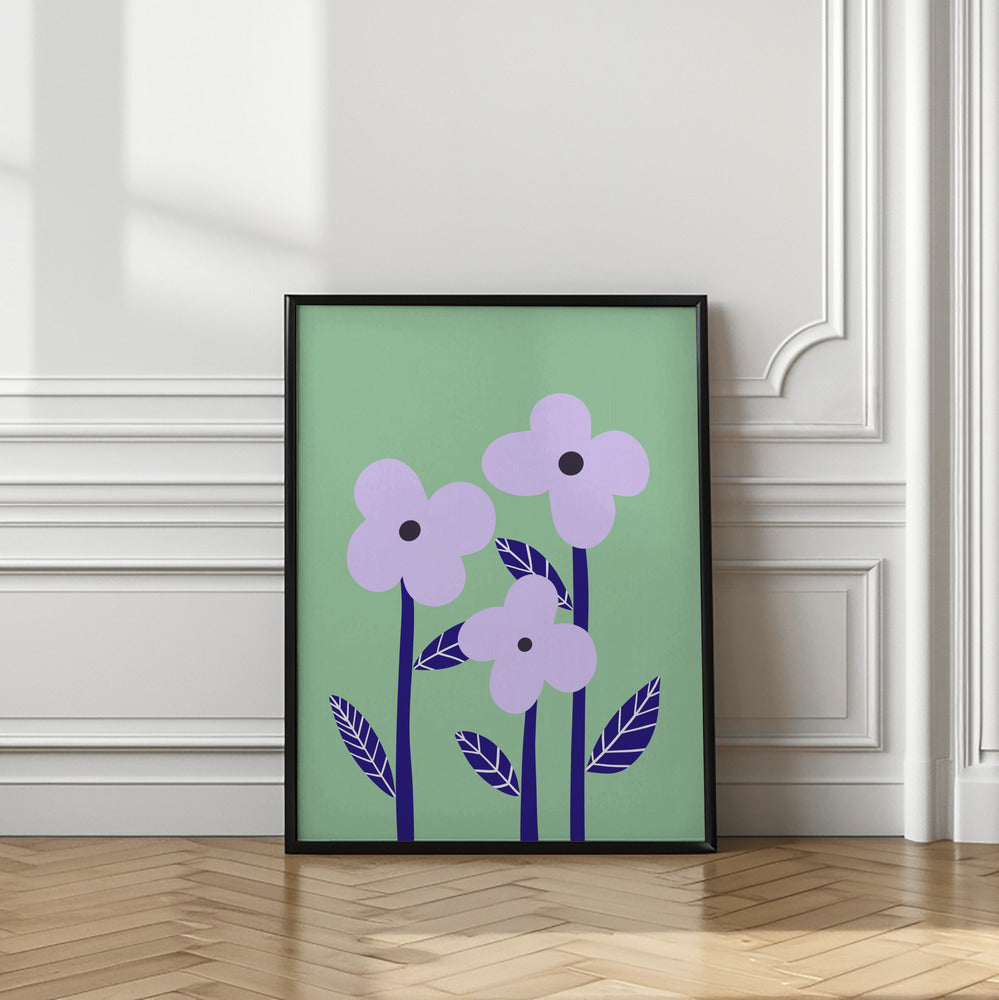 Lilac Flowers Poster