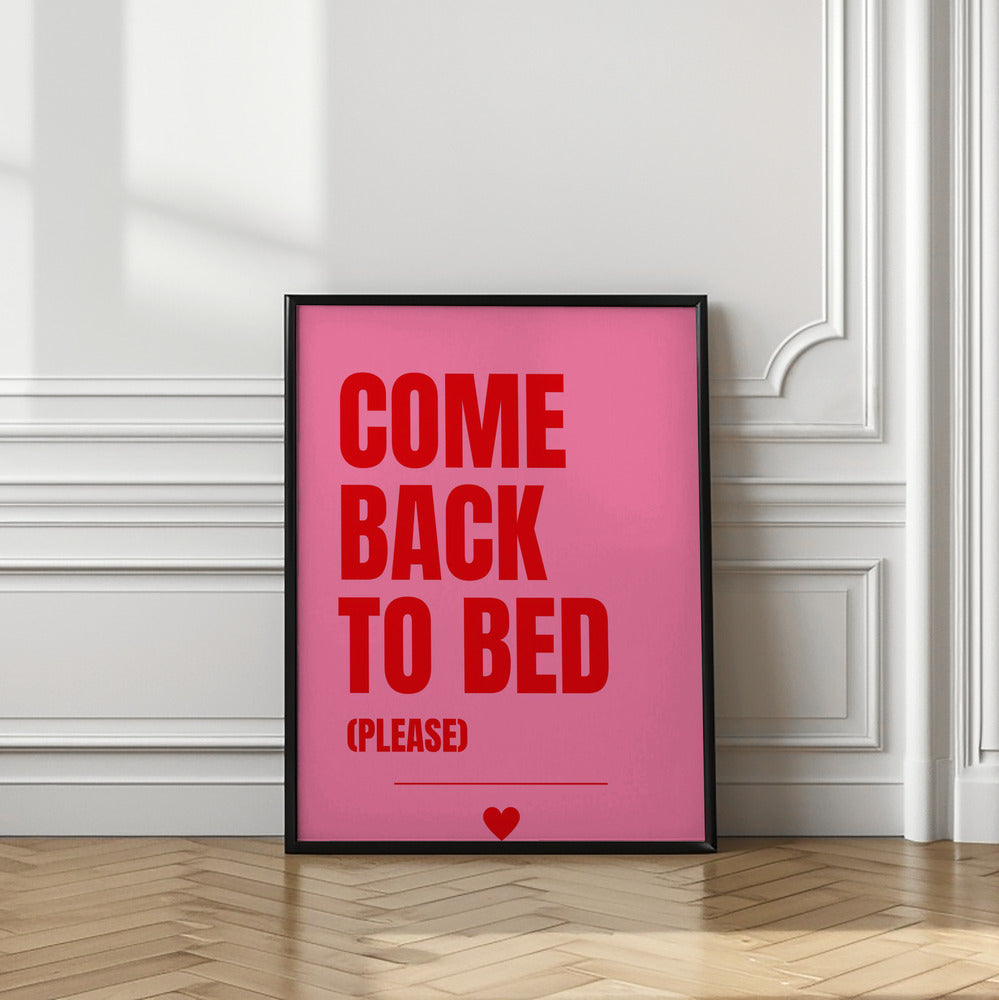 Come Back to Bed Poster