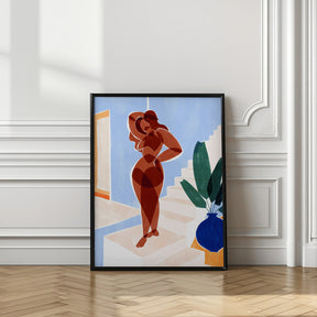 Terracotta Woman Poster