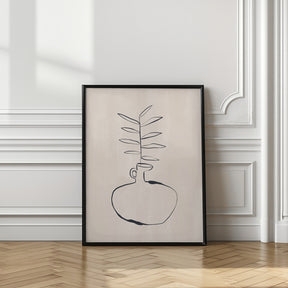 Olive Vase Poster