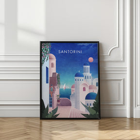 Santorini Text.png Poster