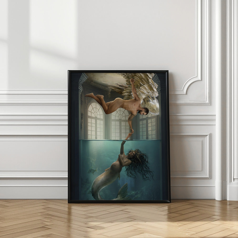 the Angel and the Mermaid Poster