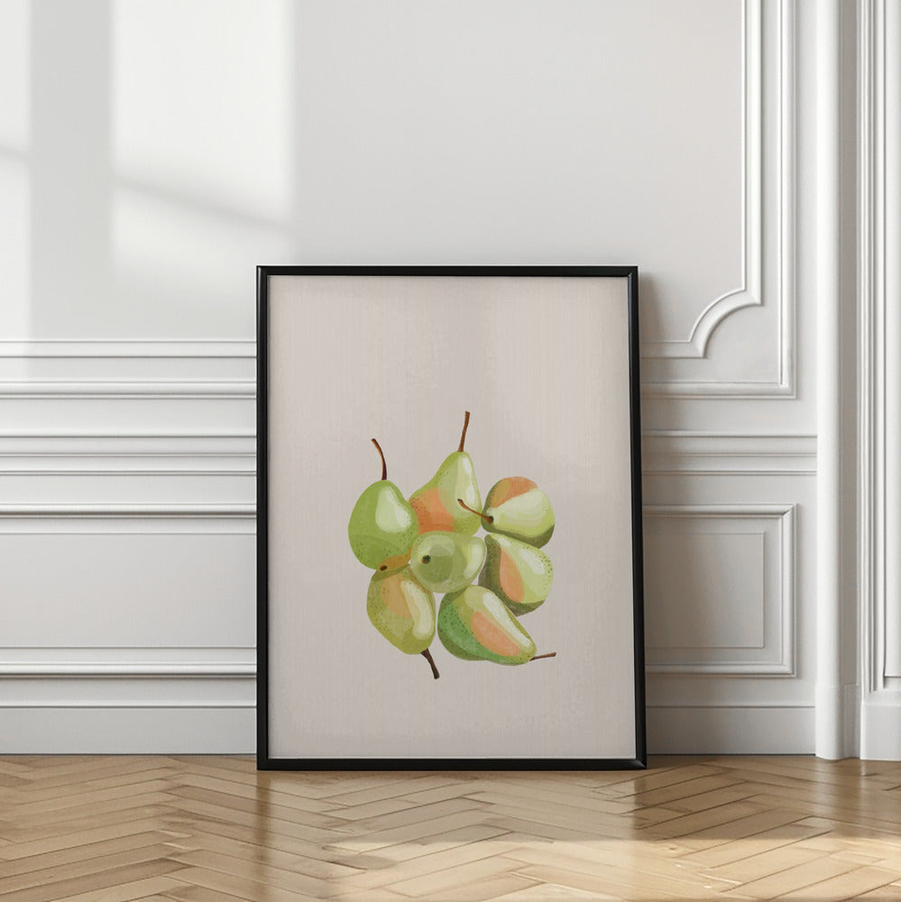 Seven pears Poster