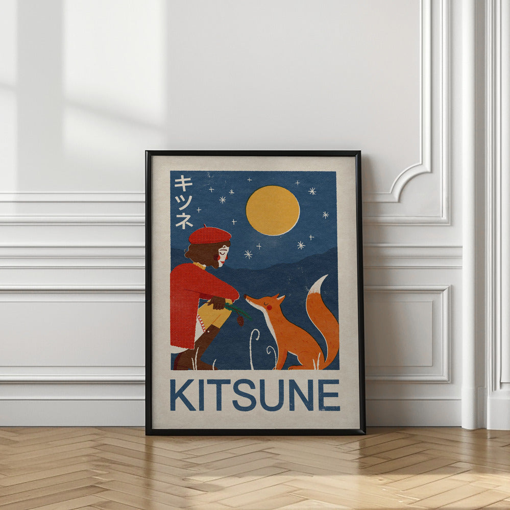 Kitsune Fox Poster