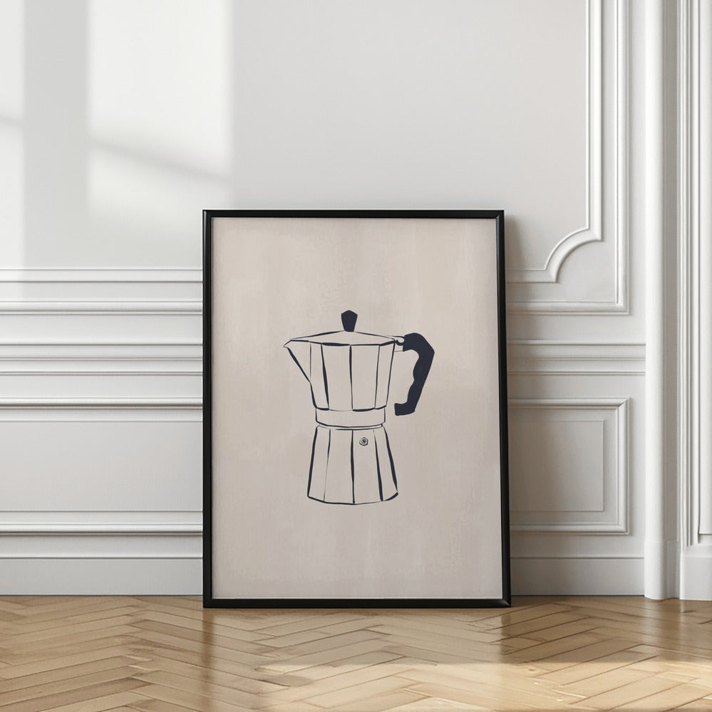 Cafetiere By Ivy Green Illustrations Poster