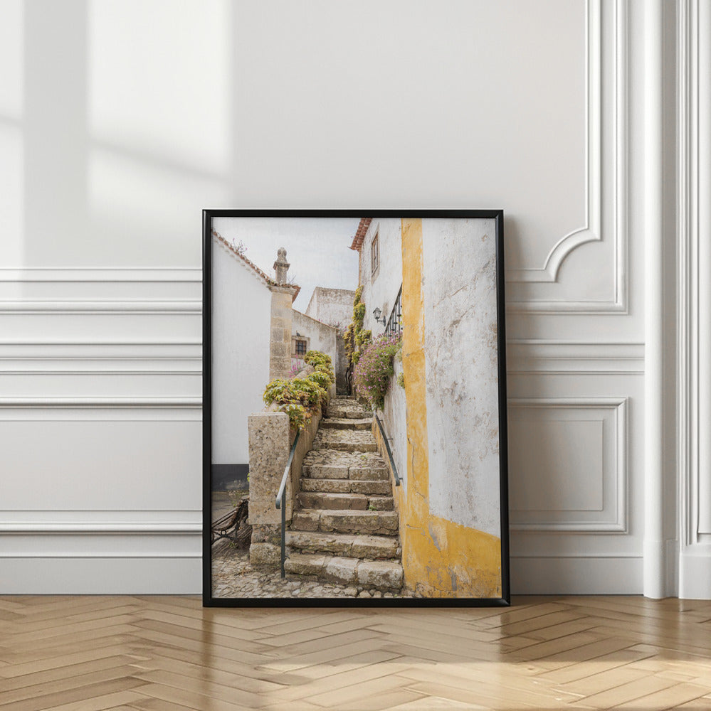 Obidos Stairs Poster