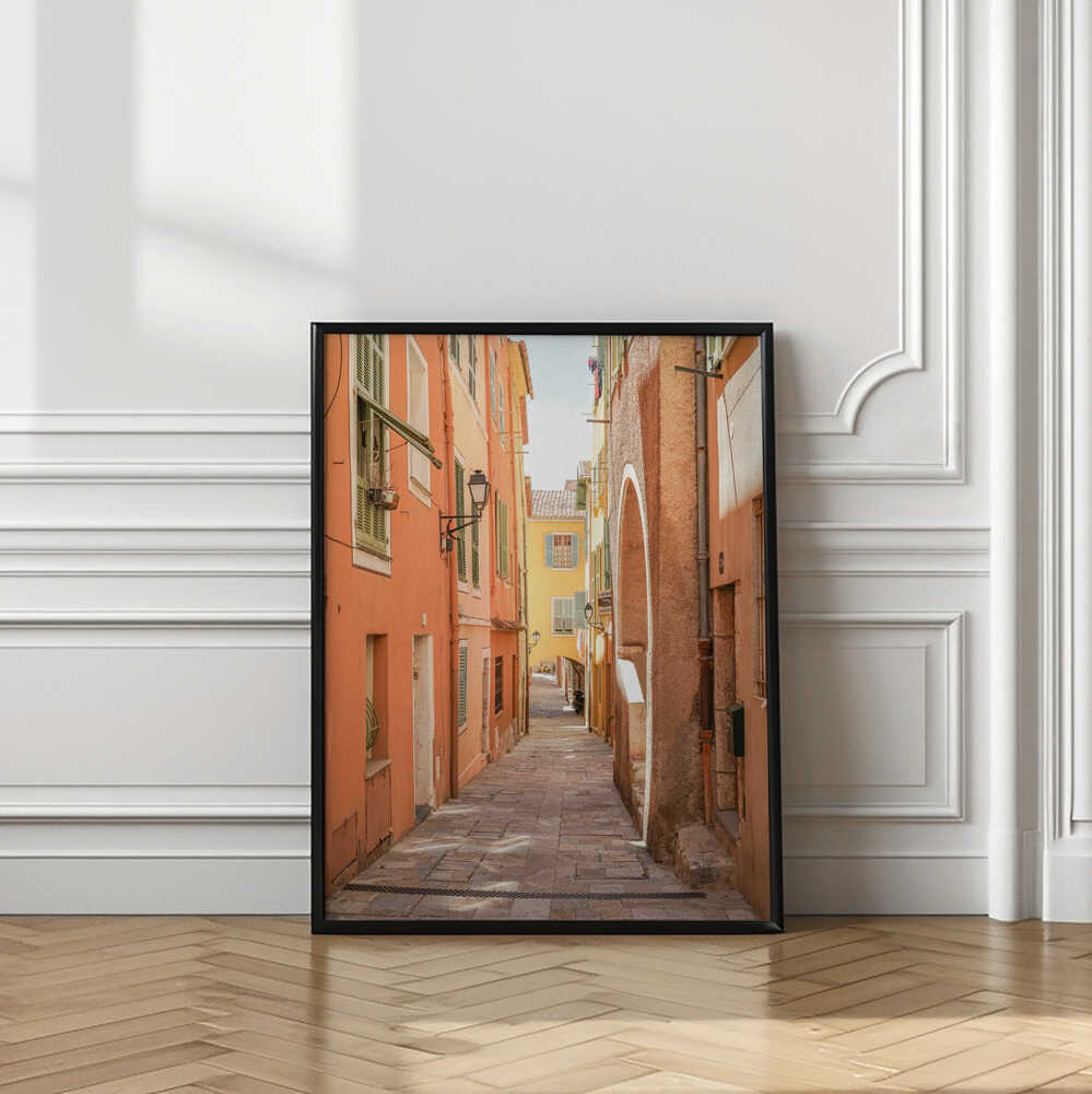 Streets of Menton Poster