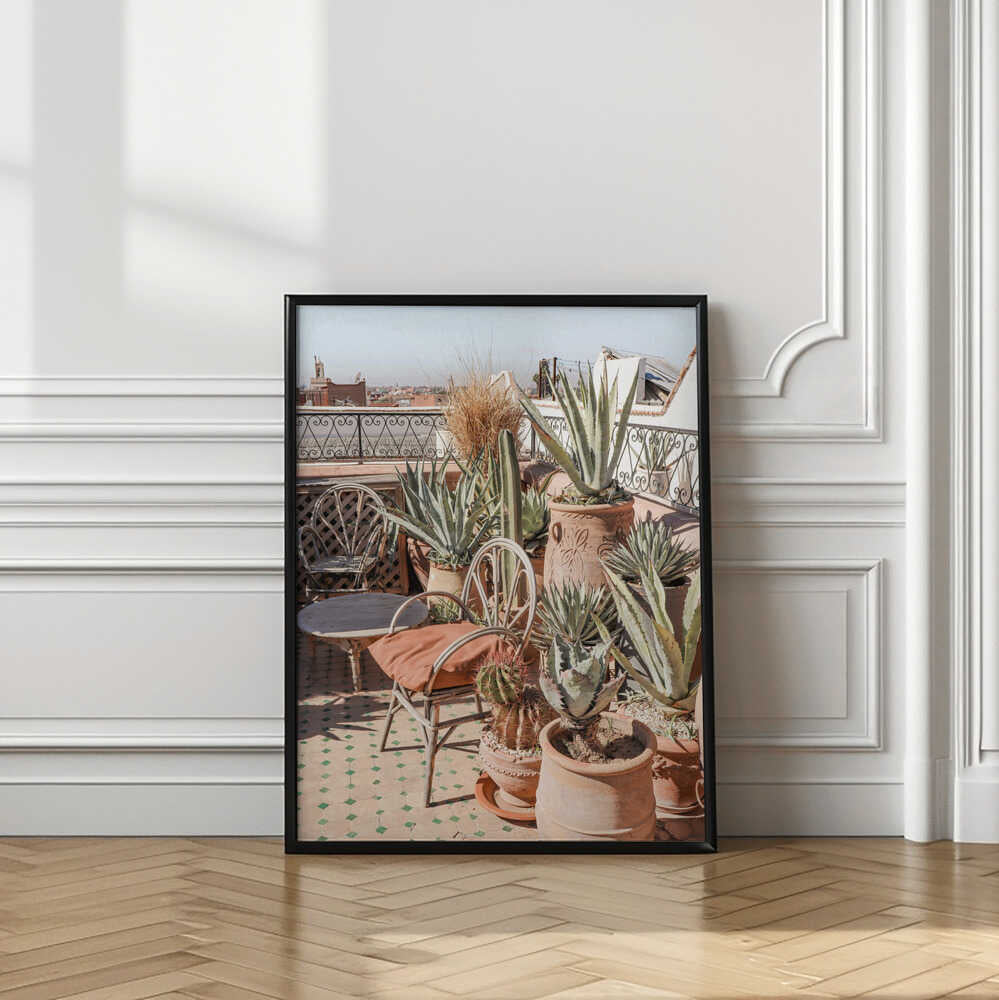 Rooftop in Marrakech Poster