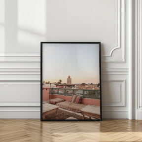 Sunset in Marrakech Poster