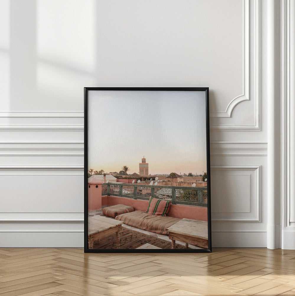 Sunset in Marrakech Poster