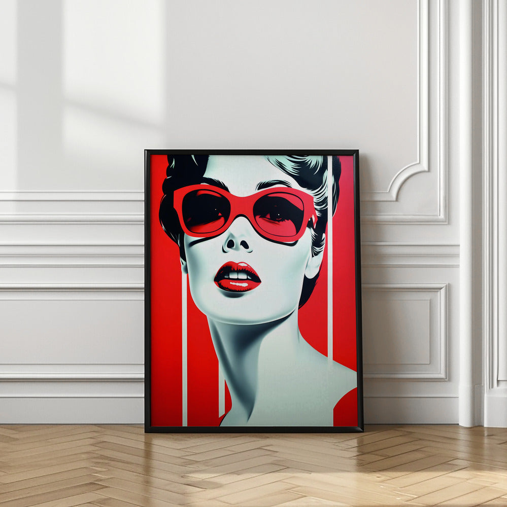 Lady In Red Poster