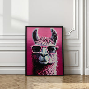 Pink Lama Poster