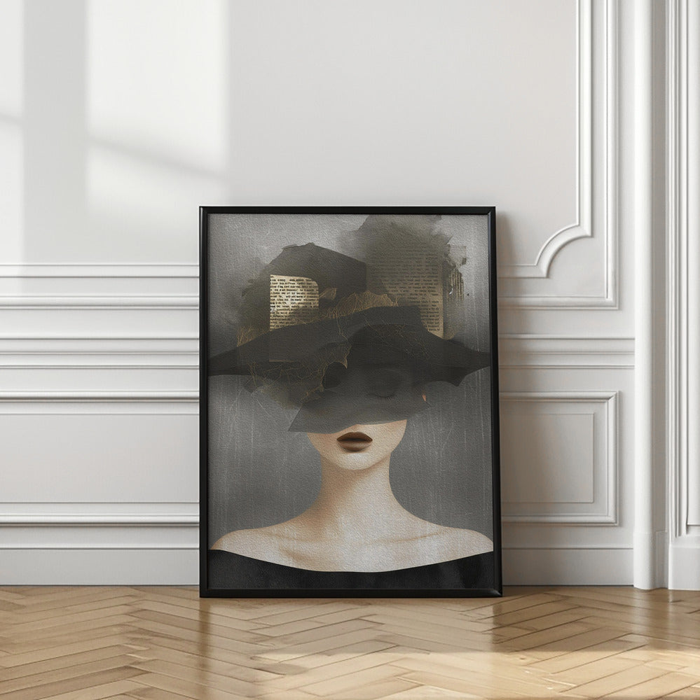 Lady In Hat No 2 Poster