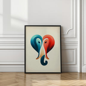 Elephant heart Poster