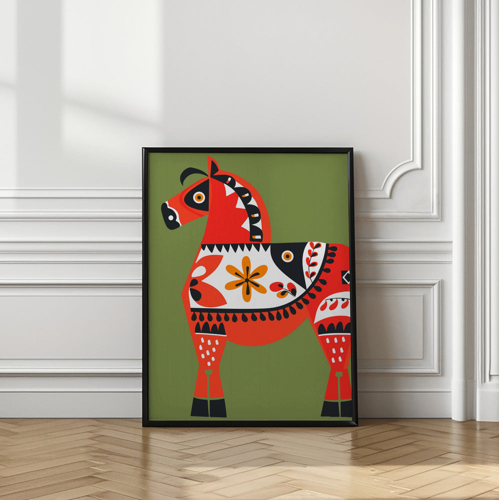 Alternative Dala Horse Poster