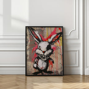 Scary Bunny Poster