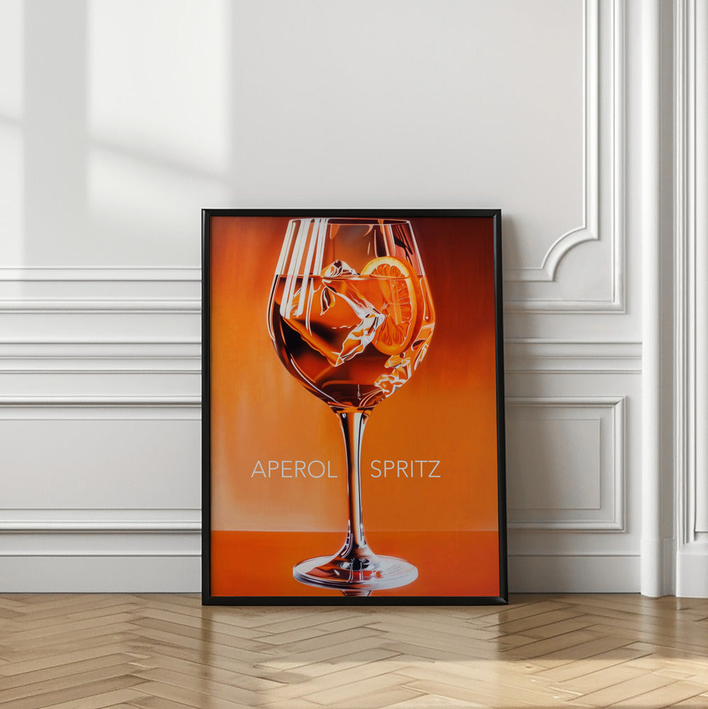 Aperol Spritz Orange Poster