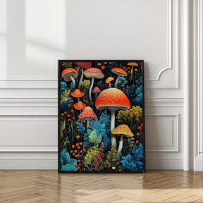 Nature 1 mushrooms Poster