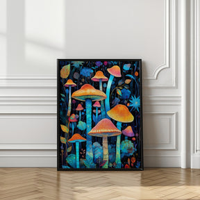 Nature 2 mushrooms Poster