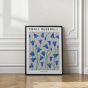 Small Bluebell - National flower of Sweden Poster