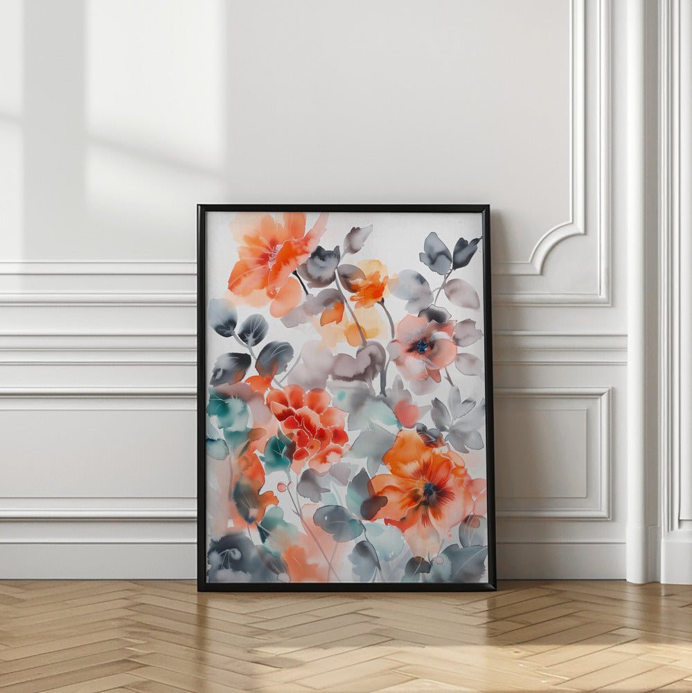 Watercolor Floral No. 2 Poster