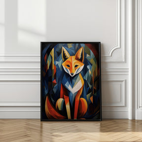 The Cubistic Fox Poster