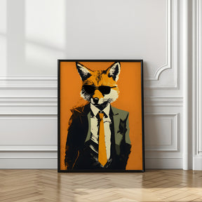 Fox In a Suit Poster