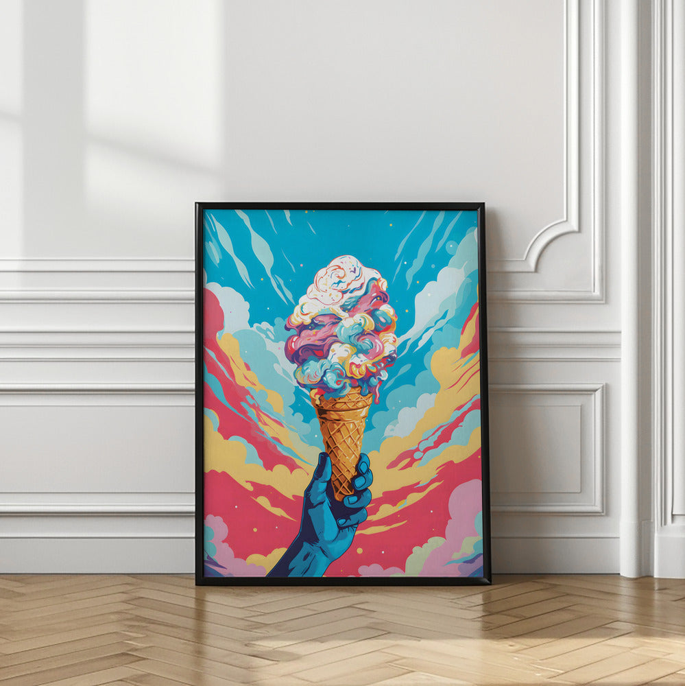 Ice Cream Pop Art Poster