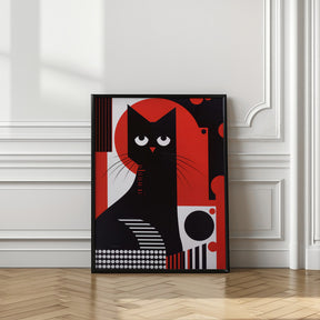 The Abstract Cat Poster