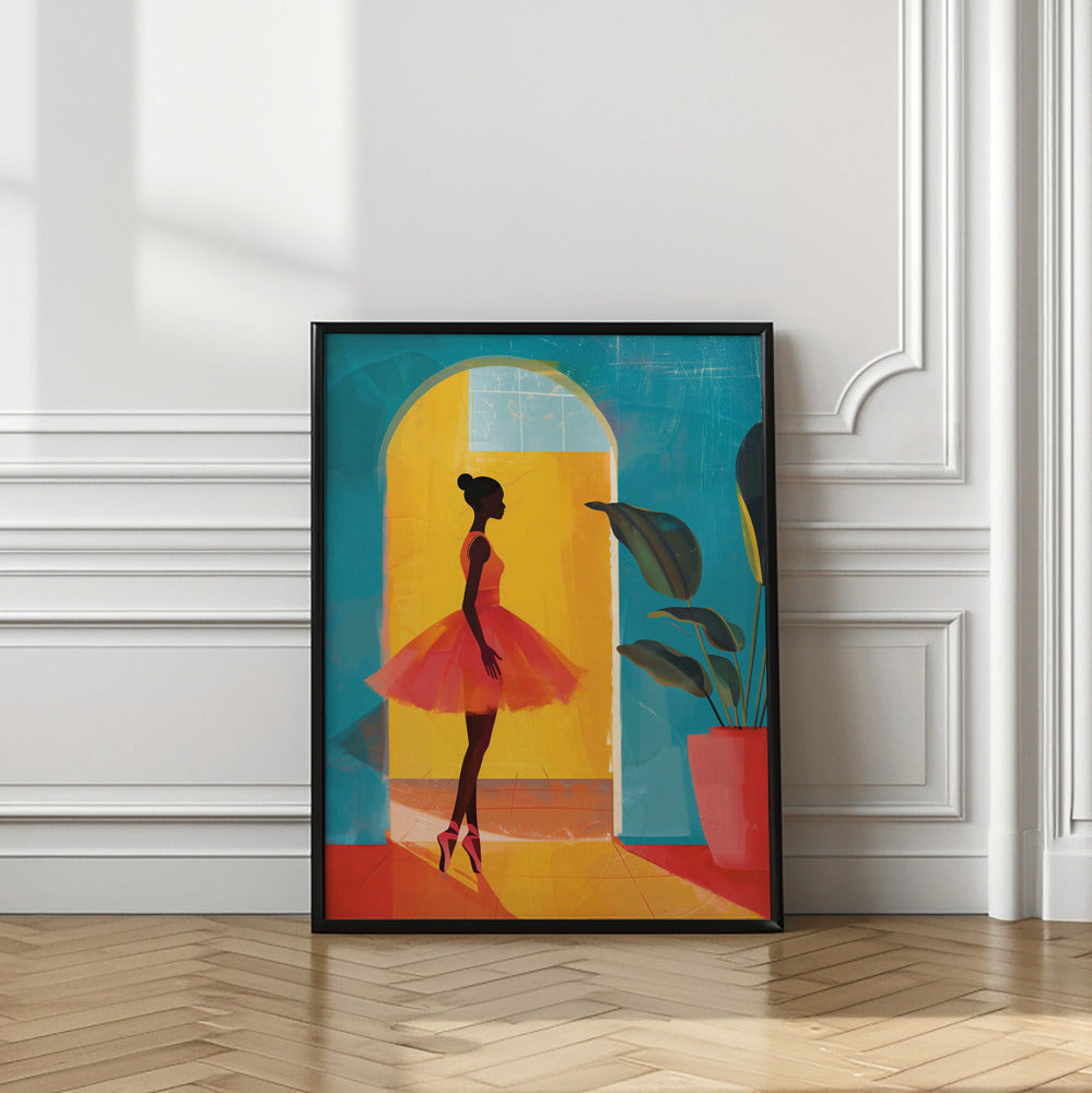 Caribbean Ballerina Poster