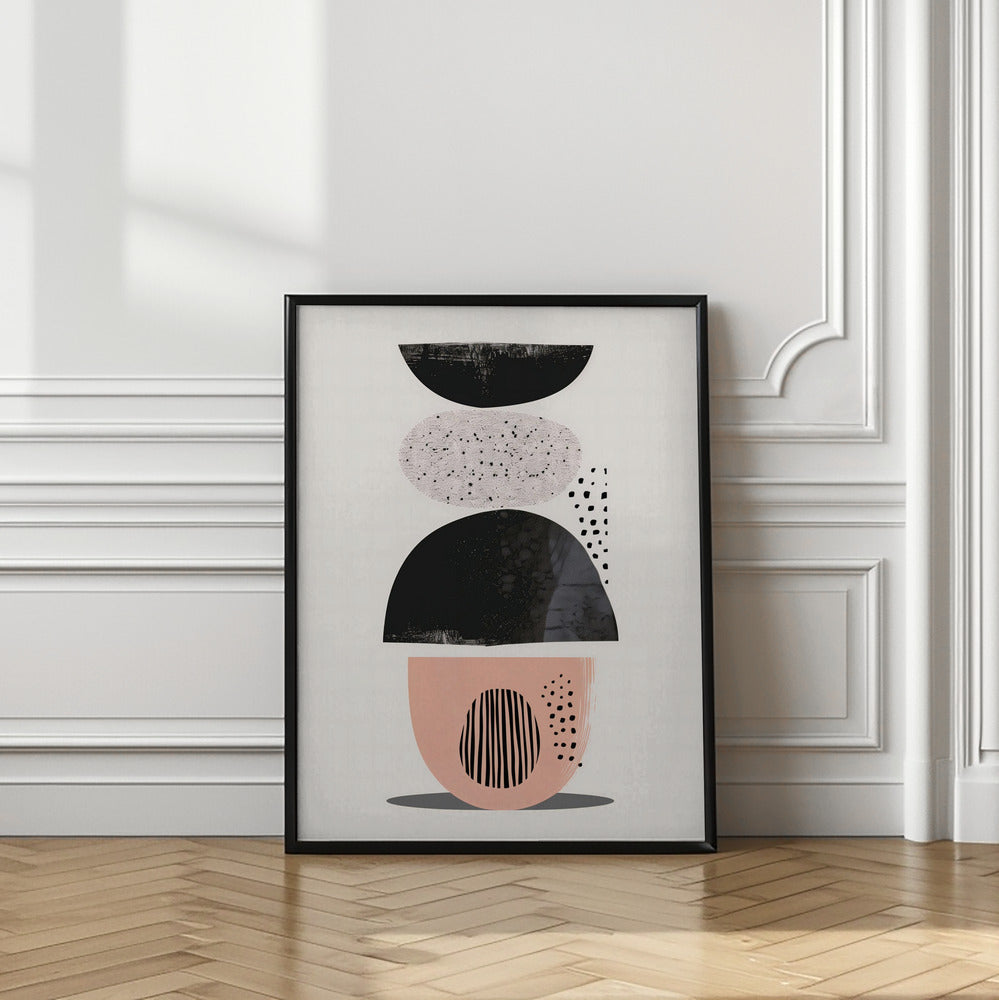 Abstract Minimalist Shapes No 7 Poster