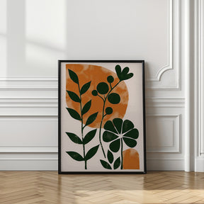 Abstract Botanical No 2 Poster