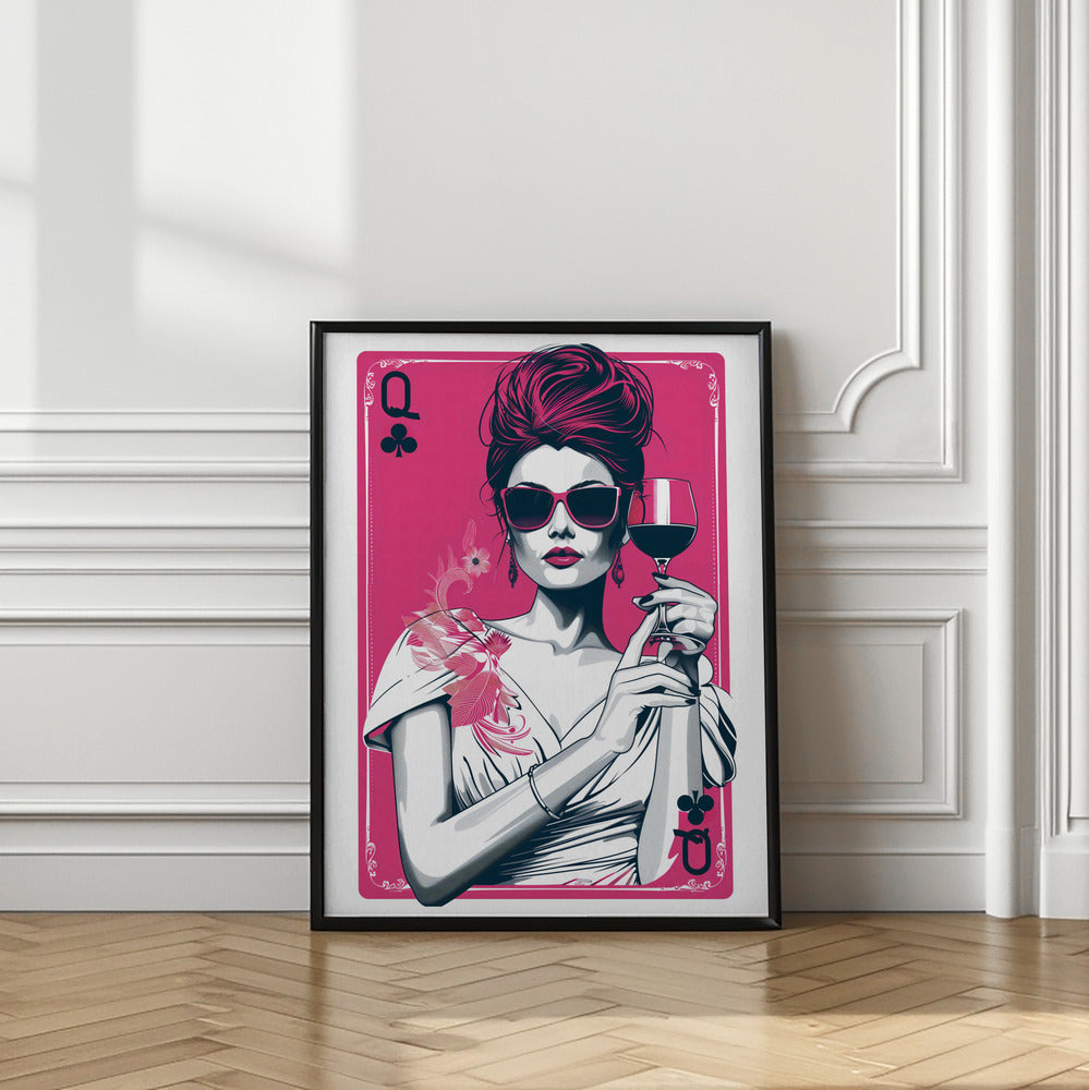 Queen of Clubs Poster